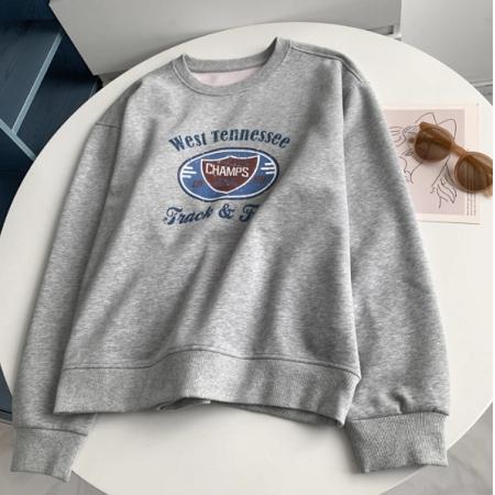 CX13611# 最便宜服饰批发 超火cec卫衣女春秋韩版oversize无帽薄款外套ins潮学生宽松上衣服