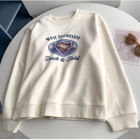 CX13611# 最便宜服饰批发 超火cec卫衣女春秋韩版oversize无帽薄款外套ins潮学生宽松上衣服