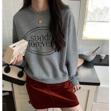 CX13611# 最便宜服饰批发 超火cec卫衣女春秋韩版oversize无帽薄款外套ins潮学生宽松上衣服