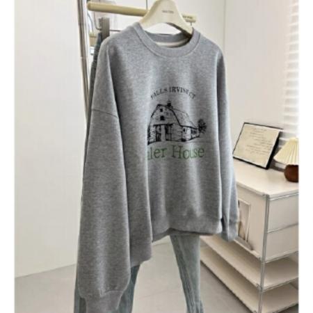 CX13611# 最便宜服饰批发 超火cec卫衣女春秋韩版oversize无帽薄款外套ins潮学生宽松上衣服