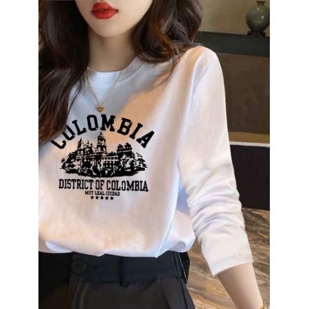 CX13611# 最便宜服饰批发 纯棉长袖t恤女宽松韩版ins潮春夏季新款中长款半袖上衣ins潮