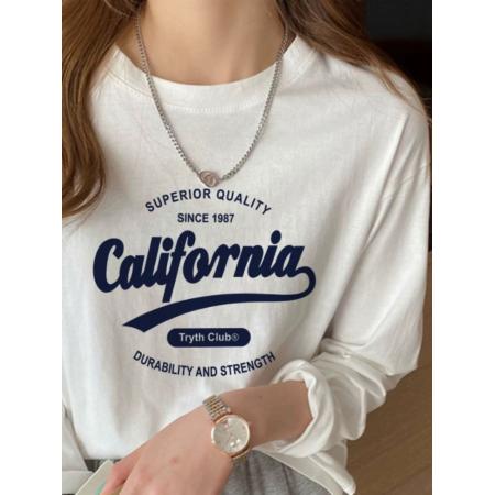 CX13611# 最便宜服饰批发 纯棉长袖t恤女宽松韩版ins潮春夏季新款中长款半袖上衣ins潮