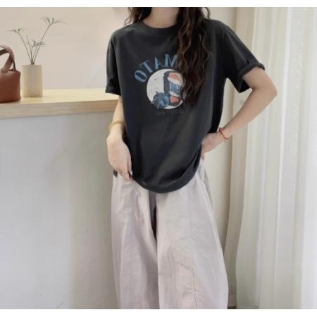 CX13611# 最便宜服饰批发 纯棉短袖t恤女宽松韩版ins潮春夏季新款中长款半袖上衣ins潮