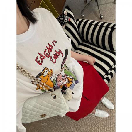 CX13611# 最便宜服饰批发 纯棉短袖t恤女宽松韩版ins潮春夏季新款中长款半袖上衣ins潮