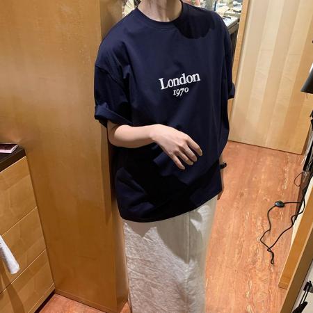 CX13611# 最便宜服饰批发 纯棉短袖t恤女宽松韩版ins潮春夏季新款中长款半袖上衣ins潮