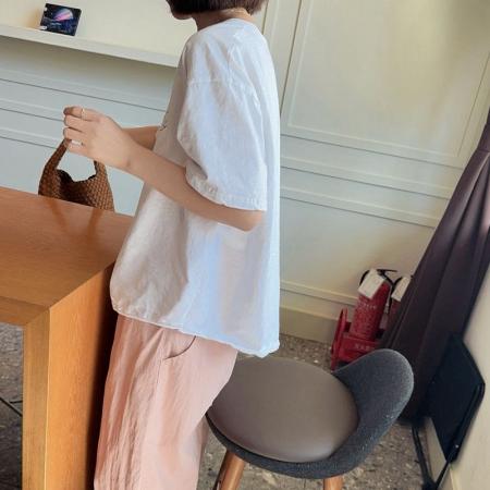 CX13611# 最便宜服饰批发 纯棉短袖t恤女宽松韩版ins潮春夏季新款中长款半袖上衣ins潮