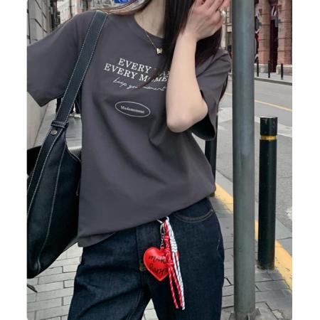 CX13611# 最便宜服饰批发 纯棉短袖t恤女宽松韩版ins潮春夏季新款中长款半袖上衣ins潮