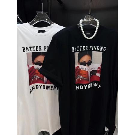 CX13611# 最便宜服饰批发 纯棉短袖t恤女宽松韩版ins潮春夏季新款中长款半袖上衣ins潮