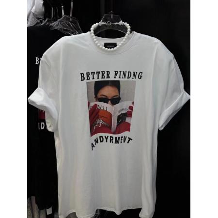 CX13611# 最便宜服饰批发 纯棉短袖t恤女宽松韩版ins潮春夏季新款中长款半袖上衣ins潮