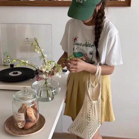 CX13611# 最便宜服饰批发 纯棉短袖t恤女宽松韩版ins潮春夏季新款中长款半袖上衣ins潮