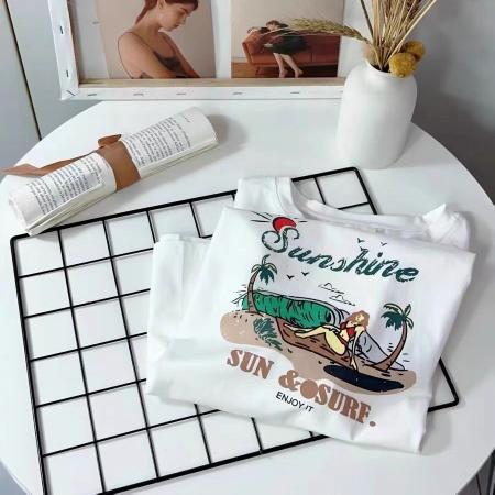 CX13611# 最便宜服饰批发 纯棉短袖t恤女宽松韩版ins潮春夏季新款中长款半袖上衣ins潮