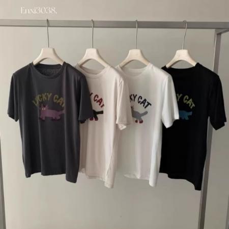 CX13611# 最便宜服饰批发 纯棉短袖t恤女宽松韩版ins潮春夏季新款中长款半袖上衣ins潮