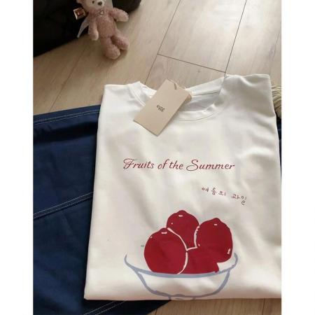 CX13611# 最便宜服饰批发 纯棉短袖t恤女宽松韩版ins潮春夏季新款中长款半袖上衣ins潮