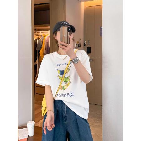 CX13611# 最便宜服饰批发 纯棉短袖t恤女宽松韩版ins潮春夏季新款中长款半袖上衣ins潮