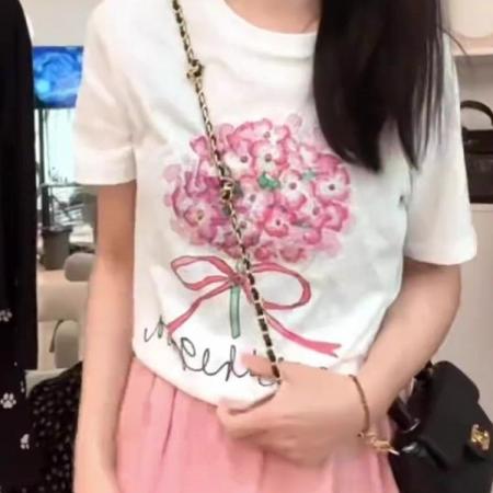 CX13611# 最便宜服饰批发 纯棉短袖t恤女宽松韩版ins潮春夏季新款中长款半袖上衣ins潮