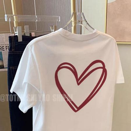 CX13611# 最便宜服饰批发 纯棉短袖t恤女宽松韩版ins潮春夏季新款中长款半袖上衣ins潮