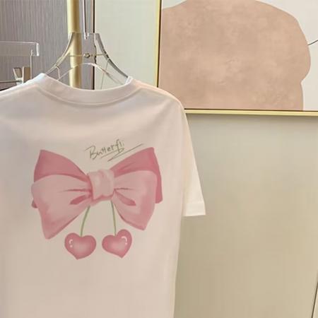 CX13611# 最便宜服饰批发 纯棉短袖t恤女宽松韩版ins潮春夏季新款中长款半袖上衣ins潮