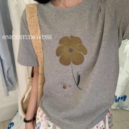 CX13611# 最便宜服饰批发 纯棉短袖t恤女宽松韩版ins潮春夏季新款中长款半袖上衣ins潮