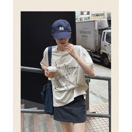 CX13611# 最便宜服饰批发 纯棉短袖t恤女宽松韩版ins潮春夏季新款中长款半袖上衣ins潮