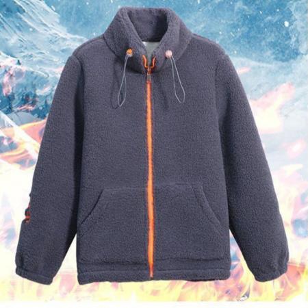 FA50648# 奥立绒复合羊驼绒外套女秋冬季新款时尚洋气质加绒加厚颗粒绒卫衣 服裝批發女裝批發服飾貨源