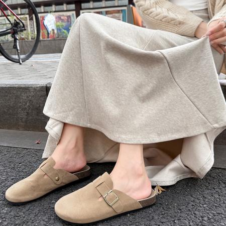 FA50670# 韩系风秋季高腰显瘦A字裙百搭时尚半身裙气质长裙大摆裙ins 服裝批發女裝批發服飾貨源