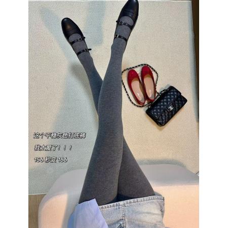 FA50707# 大码打底裤女胖mm薄款连裤袜外穿保暖加绒加厚压力瘦腿黑色秋冬季