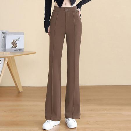 FA50725# 微喇叭裤女春...