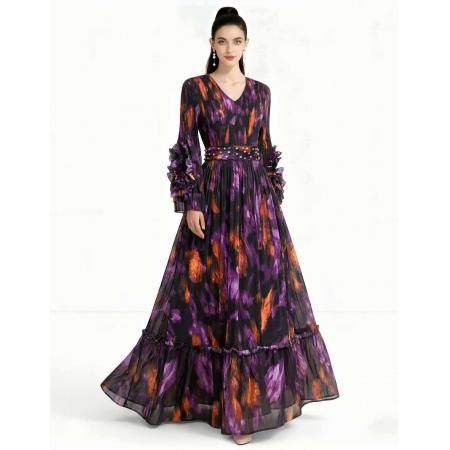 FA50737# 三宅褶皱出口欧美中东加大版客订款