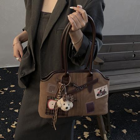 TJ2151# 韩系风格小众百搭包包女2025秋冬季新款腋下包简约手提包单肩女包