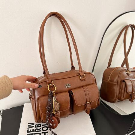 TJ2150# 复古小众腋包包...