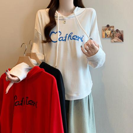 FA50876# 大码卫衣女秋季新款胖mm宽松显瘦百搭长袖遮肚子休闲上衣 服裝批發女裝批發服飾貨源