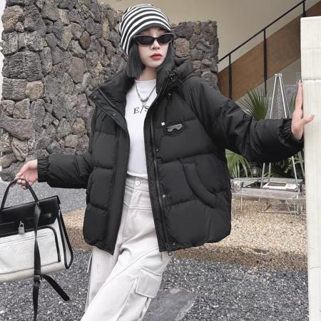 FA50883# 大码棉服胖妹妹冬季新款韩版宽松加厚面包服小个子棉衣 服裝批發女裝批發服飾貨源