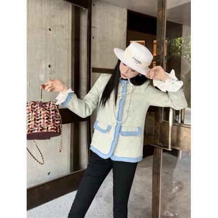 FA50886# 小香风西装外套女春秋款设计感小众美式复古高级感chic港风上衣潮 服裝批發女裝批發服飾貨源