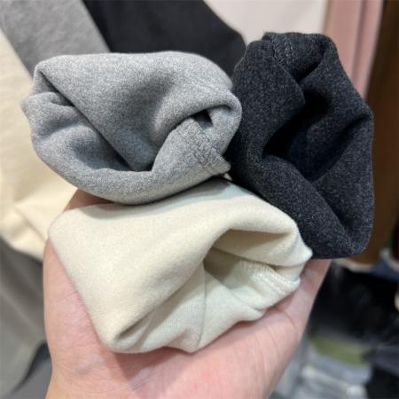 FA50940# 设计感蕾丝花边拼接双面德绒连帽卫衣女秋冬加厚磨毛打底帽衫上衣 服裝批發女裝批發服飾貨源