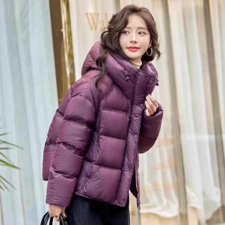 FA51000# 短款羽绒棉服女冬季小个子高级感超好看时尚洋气厚显瘦面包服外套   服裝批發女裝批發服飾貨源