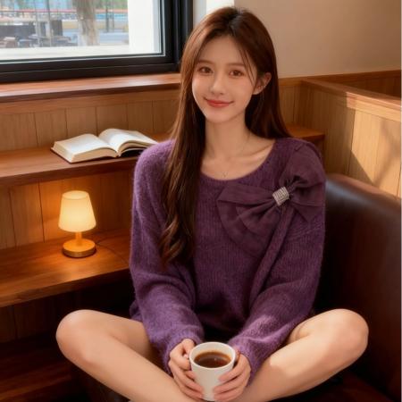 FA51124# 法式慵懒风立体花朵针织毛衣女秋冬新款宽松加厚显瘦百搭上衣 服裝批發女裝批發服飾貨源