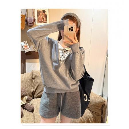 FA51202# 白色羊羔绒短裤女外穿秋冬季新款高腰显瘦加厚a字休闲靴裤子 服裝批發女裝批發服飾貨源