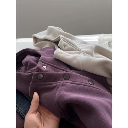 FA51315# 韩版bf中性风纯色连帽套头卫衣女加绒加厚宽松慵懒帽衫秋冬季学生 服裝批發女裝批發服飾貨源