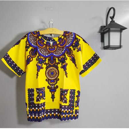 LN76393# 非洲鼓舞蹈演出服特色工作服泰国东南亚风情印花表演服装