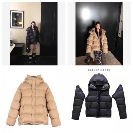 FA51427# 袖子可拆卸B家同款羽绒棉服宽松韩版新款外套女冬季棉衣棉服 服裝批發女裝批發服飾貨源