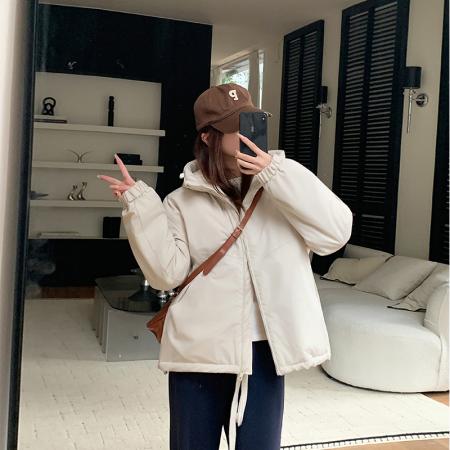 FA51428# 美式羽绒棉服女短款外套冬季新款韩版百搭小个子工装棉服 服裝批發女裝批發服飾貨源