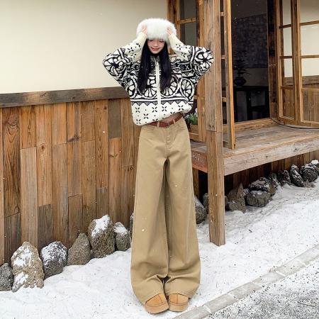 FA51437# 美式复古秋冬...