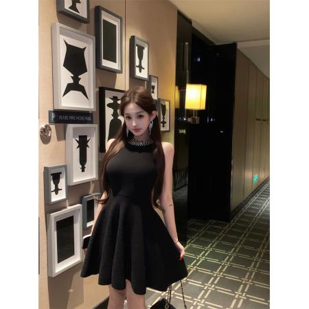 FA51460# 迷人陷阱显瘦气质时尚修身轻奢性感小众设计感连衣裙 服裝批發女裝批發服飾貨源