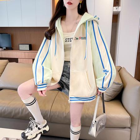 FA51584# 学院风棒球服外套少女春秋新款初中高中学生宽松个性上衣 服裝批發女裝批發服飾貨源