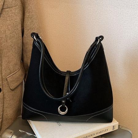 TJ2180# 高颜值麂皮绒单...