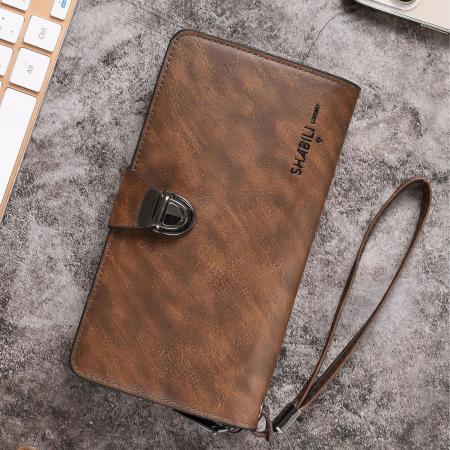 TJ2162# 跨境男士钱包新款多卡位休闲钱包男大容量手拿包零钱包wallet man