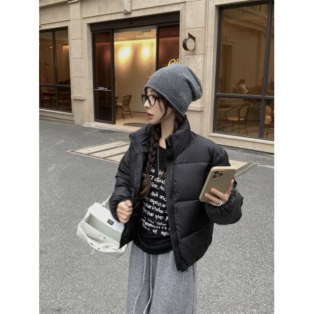 FA51675# 美式短款棉服女新款面包立领短款秋冬外套 服裝批發女裝批發服飾貨源