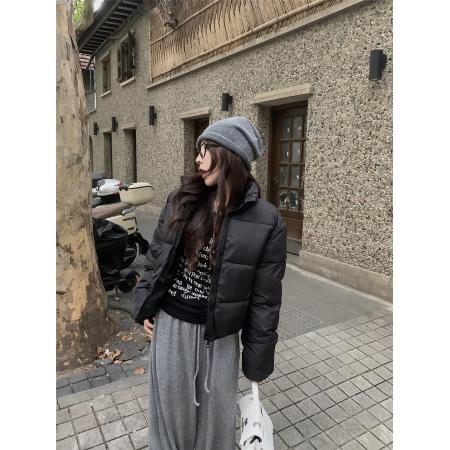 FA51675# 美式短款棉服女新款面包立领短款秋冬外套 服裝批發女裝批發服飾貨源