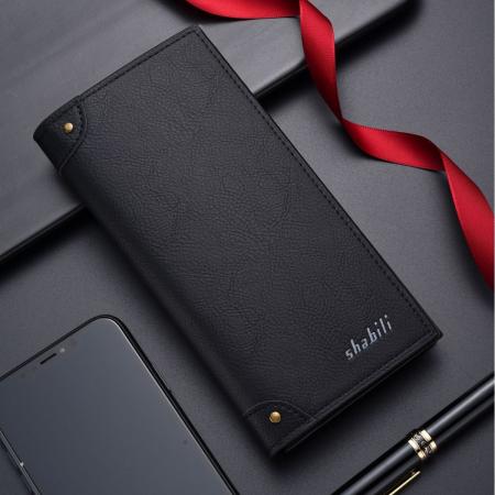 TJ2192# 新款跨境男士长款钱包休闲超薄多卡位学生青年大容量手拿包零钱包