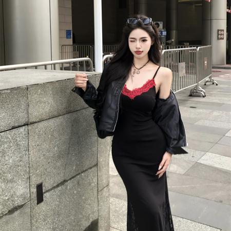 FA51794# 翻领印爱心复古机车黑色短款铆钉皮衣外套 服裝批發女裝批發服飾貨源